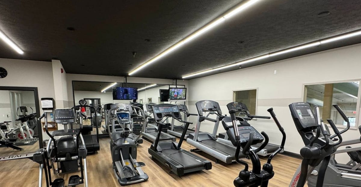 The fitness center at The Club at Berlin Resort